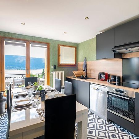 Appartement T4 Avec Vue Imprenable Sur Le Lac D'Annecy à Veyrier-du-Lac Extérieur photo