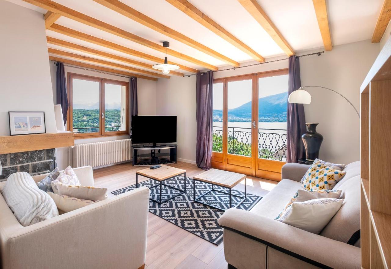 Appartement T4 Avec Vue Imprenable Sur Le Lac D'Annecy à Veyrier-du-Lac Extérieur photo