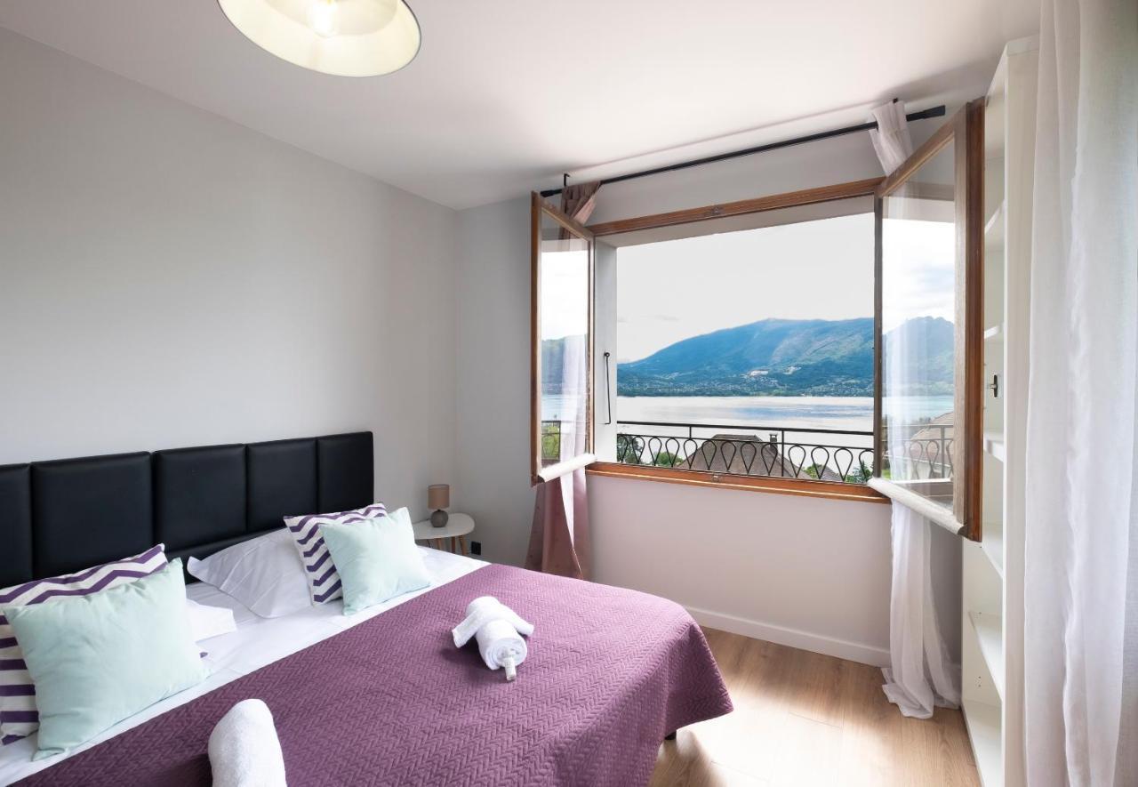 Appartement T4 Avec Vue Imprenable Sur Le Lac D'Annecy à Veyrier-du-Lac Extérieur photo