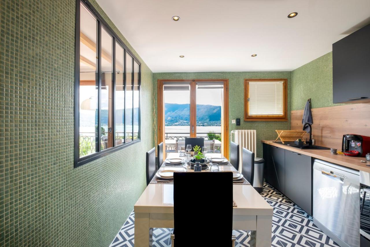 Appartement T4 Avec Vue Imprenable Sur Le Lac D'Annecy à Veyrier-du-Lac Extérieur photo