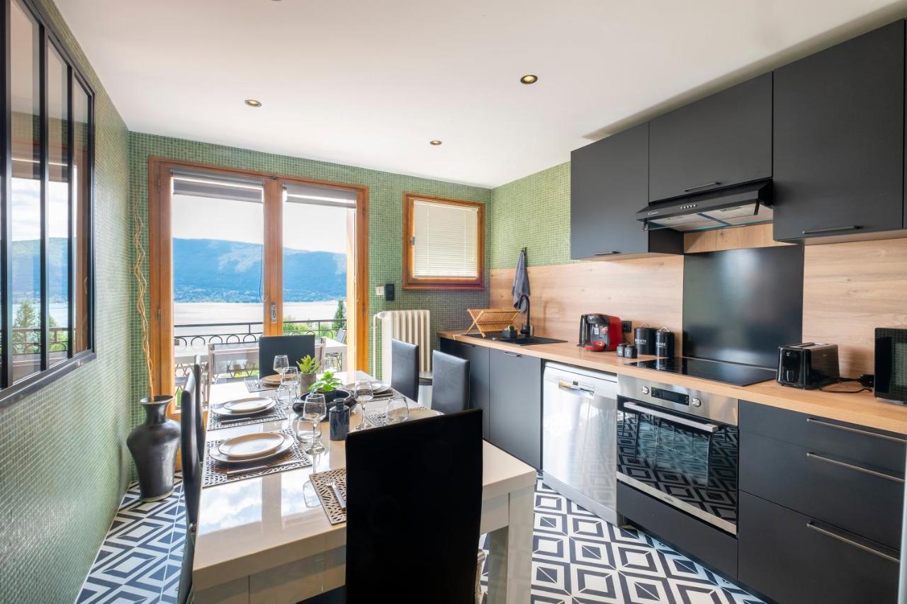 Appartement T4 Avec Vue Imprenable Sur Le Lac D'Annecy à Veyrier-du-Lac Extérieur photo